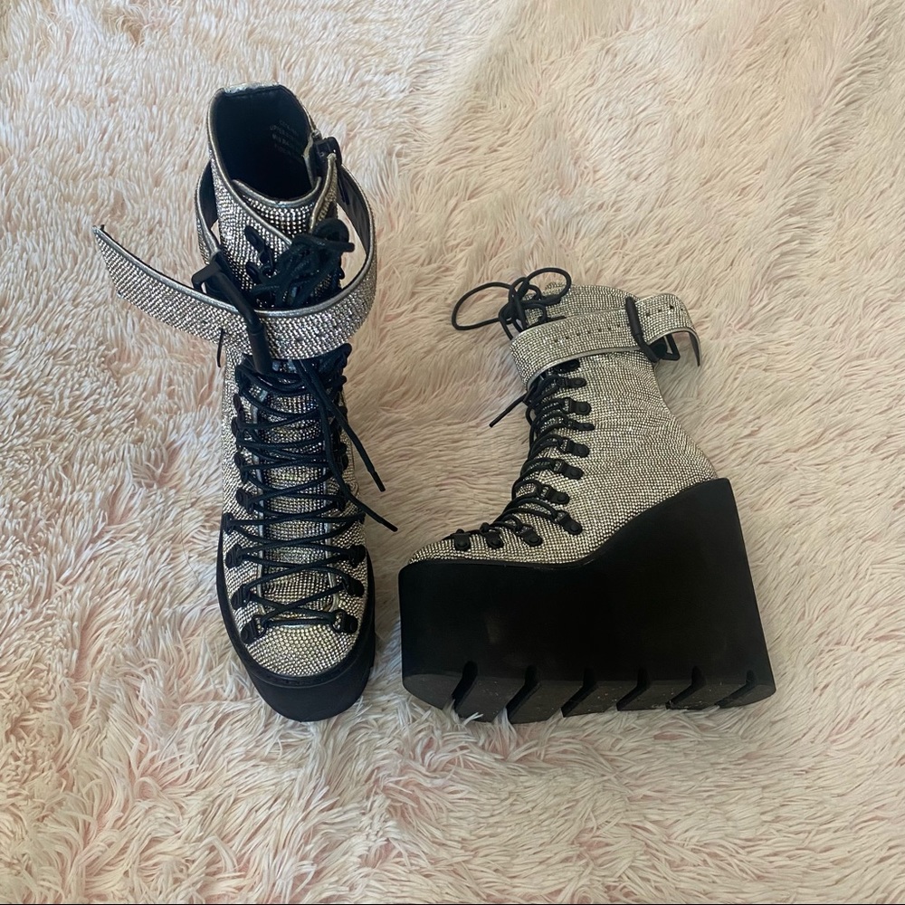 Club Exx Crystal Traitor Boots